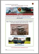 Thumbnail - RoverNET : the weekly e-newsletter of the Rover Owners Club Inc. N.S.W. & A.C.T.