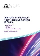 Thumbnail - International education agent incentive scheme 2022-23 : October 2022.