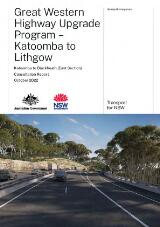 Thumbnail - Great Western Highway upgrade program - Katoomba to Lithgow : Katoomba to Blackheath (east section) : consultation report