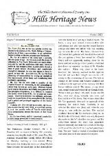 Thumbnail - Hills heritage news