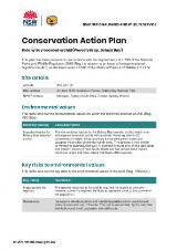 Thumbnail - Botany Bay bearded orchid (Pterostylis sp. Botany Bay) : conservation action plan