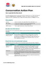 Thumbnail - Caley's grevillea (Grevillea caleyi) : conservation action plan