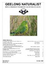 Thumbnail - Geelong Naturalist : Monthly Magazine of the Geelong Field Naturalists Club Inc.