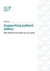 Thumbnail - Sentinel events annual report