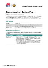 Thumbnail - Nightcap oak (Eidothea hardeniana) : conservation action plan