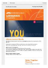 Thumbnail - Libaries enews