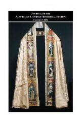 Thumbnail - Journal of the Australian Catholic Historical Society.