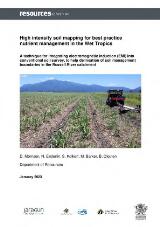 Thumbnail - High intensity soil mapping for best practice nutrient management in the Wet Tropics : a technique for integrating electromagnetic induction (EMI) into conventional soil survey, to help delineation of soil management boundaries in the Russell River catchment