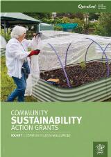 Thumbnail - Community sustainability action grants. Round 7, community sustainable spaces