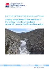 Thumbnail - Scaling environmental flow releases in the Snowy River to unregulated snowmelt rivers of the Snowy Mountains