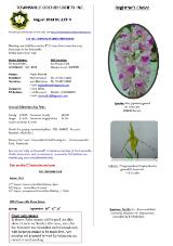 Thumbnail - Townsville Orchid Society Inc. bulletin.