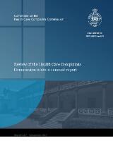 Thumbnail - Review of the Health Care Complaints Commission's annual report
