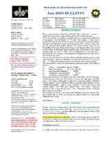 Thumbnail - Townsville Orchid Society Inc. bulletin.