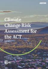 Thumbnail - Climate change risk assessment for the ACT : summary.