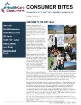 Thumbnail - Consumer Bites : The newsletter of the Health Care Consumers' Association of the ACT.