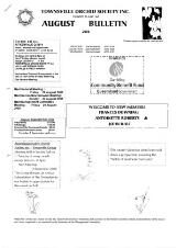 Thumbnail - Townsville Orchid Society Inc. bulletin.