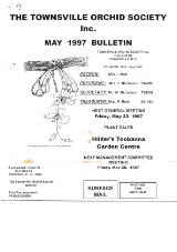 Thumbnail - Townsville Orchid Society Inc. bulletin.