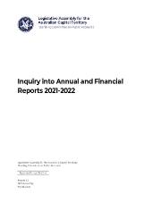 Thumbnail - Inquiry into Annual and Financial Reports 2021-2022.