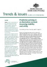 Thumbnail - Predictive policing in an Australian context : assessing viability and utility