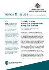 Thumbnail - Crime by outlaw motorcycle gang members during club conflicts