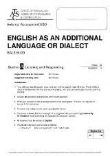 Thumbnail - English assessment reports and exam papers