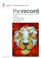 Thumbnail - The record : the magazine of the Embroiderers' Guild NSW Inc.