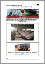 Thumbnail - RoverNET : the weekly e-newsletter of the Rover Owners Club Inc. N.S.W. & A.C.T.