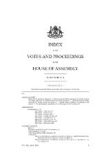 Thumbnail - Votes and proceedings