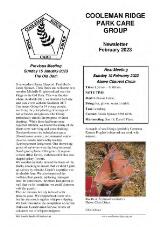 Thumbnail - Cooleman Ridge Park Care Group newsletter.