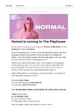 Thumbnail - Canberra Youth Theatre E newsletter.