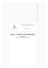 Thumbnail - Oral history network news.