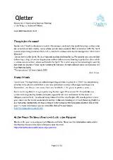 Thumbnail - Qletter : newsletter of Queensland Regional Meeting of the Religious Society of Friends