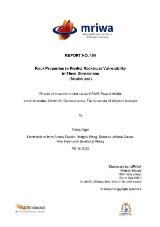 Thumbnail - Rock properties to predict rockburst vulnerability in three dimensions (strainburst) : results of research carried out as MRIWA Project M0464 at the Australian Centre for Geomechanics, the University of Western Australia