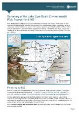 Thumbnail - Summary of the Lake Eyre Basin Environmental Risk Assessment 2021.
