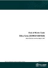 Thumbnail - End of waste code : Silica fume (EOWC010001828) : Waste Reduction and Recycling Act 2011.