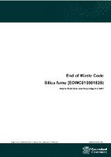 Thumbnail - End of waste code : Silica fume (EOWC010001828) : Waste Reduction and Recycling Act 2011.