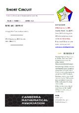 Thumbnail - Short circuit : newsletter of the Canberra Mathematical Association.