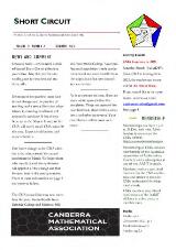 Thumbnail - Short circuit : newsletter of the Canberra Mathematical Association.