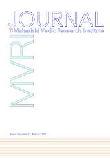 Thumbnail - Journal of Maharishi Vedic Research Institute