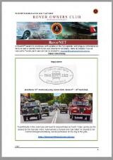 Thumbnail - RoverNET : the weekly e-newsletter of the Rover Owners Club Inc. N.S.W. & A.C.T.