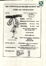 Thumbnail - Townsville Orchid Society Inc. bulletin.