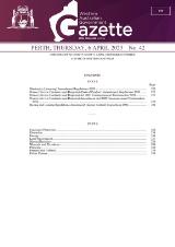 Thumbnail - Western Australian government gazette.