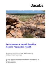 Thumbnail - Environmental Health Baseline Report: Population Health, Strategic Regional Environmental and Baseline Assessment Report.