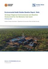 Thumbnail - Environmental Health Baseline Report: Soils. Strategic Regional Environmental and Baseline Assessment for the Beetaloo Sub-basin.