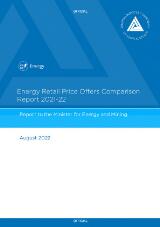 Thumbnail - Energy retail price comparison report : report to the Minister ...
