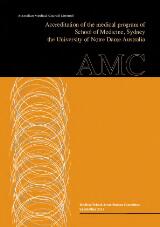 Thumbnail - Accreditation of the medical program of School of Medicine, Sydney the University of Notre Dame Australia.