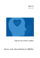 Thumbnail - Review of the Mental Health Act 2009 (SA)