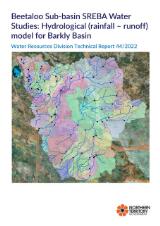 Thumbnail - Beetaloo Sub-basin SREBA Water Studies: Hydrological (rainfall - runoff) model for Barkly Basin.