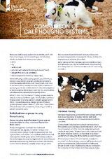 Thumbnail - Comparison of calf housing systems.