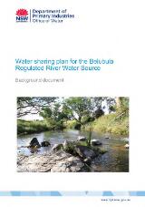 Thumbnail - Water sharing plan for the Belubula Regulated River Water Source : background document